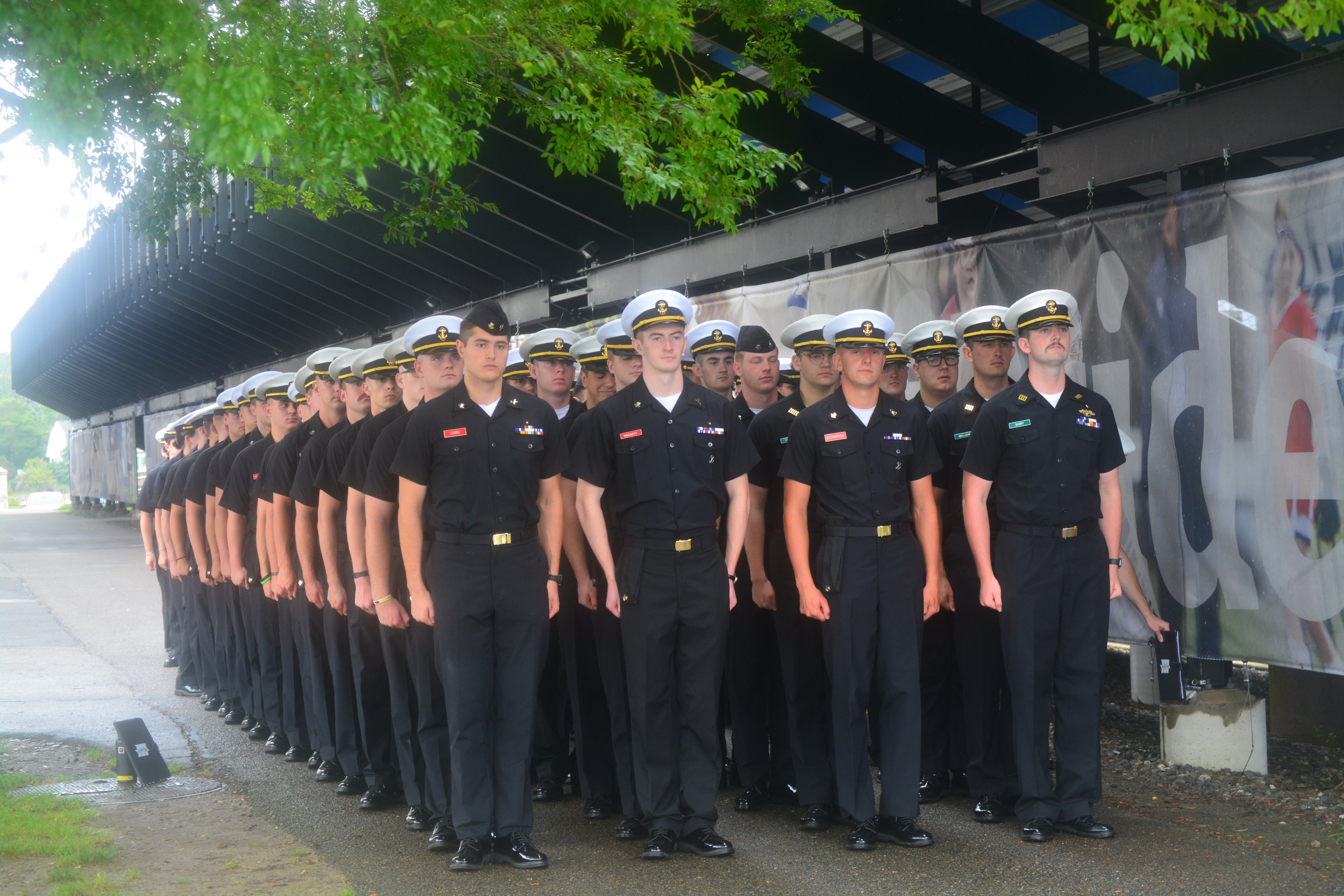 In formation for the Cadre Oath