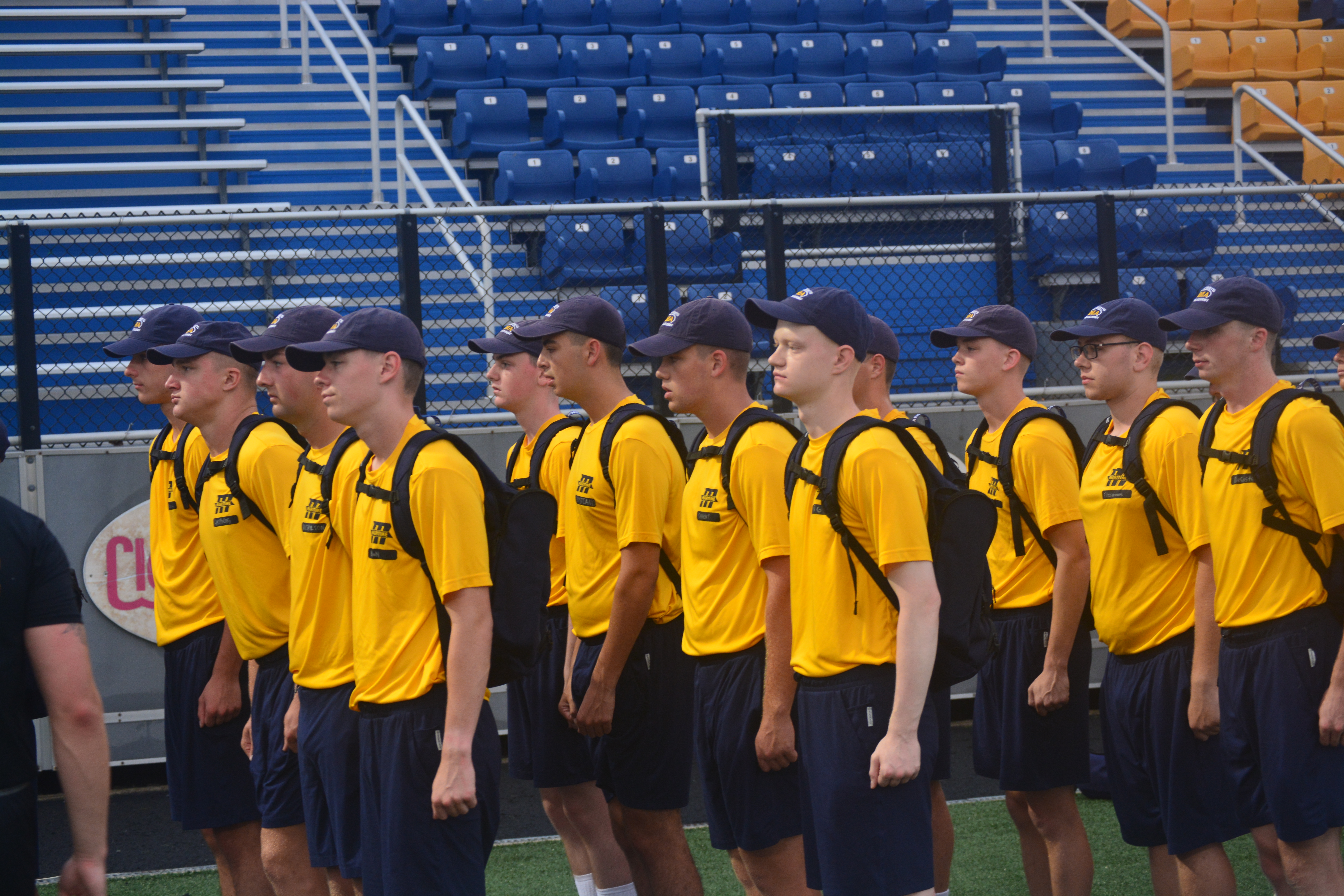 Forming up after PT