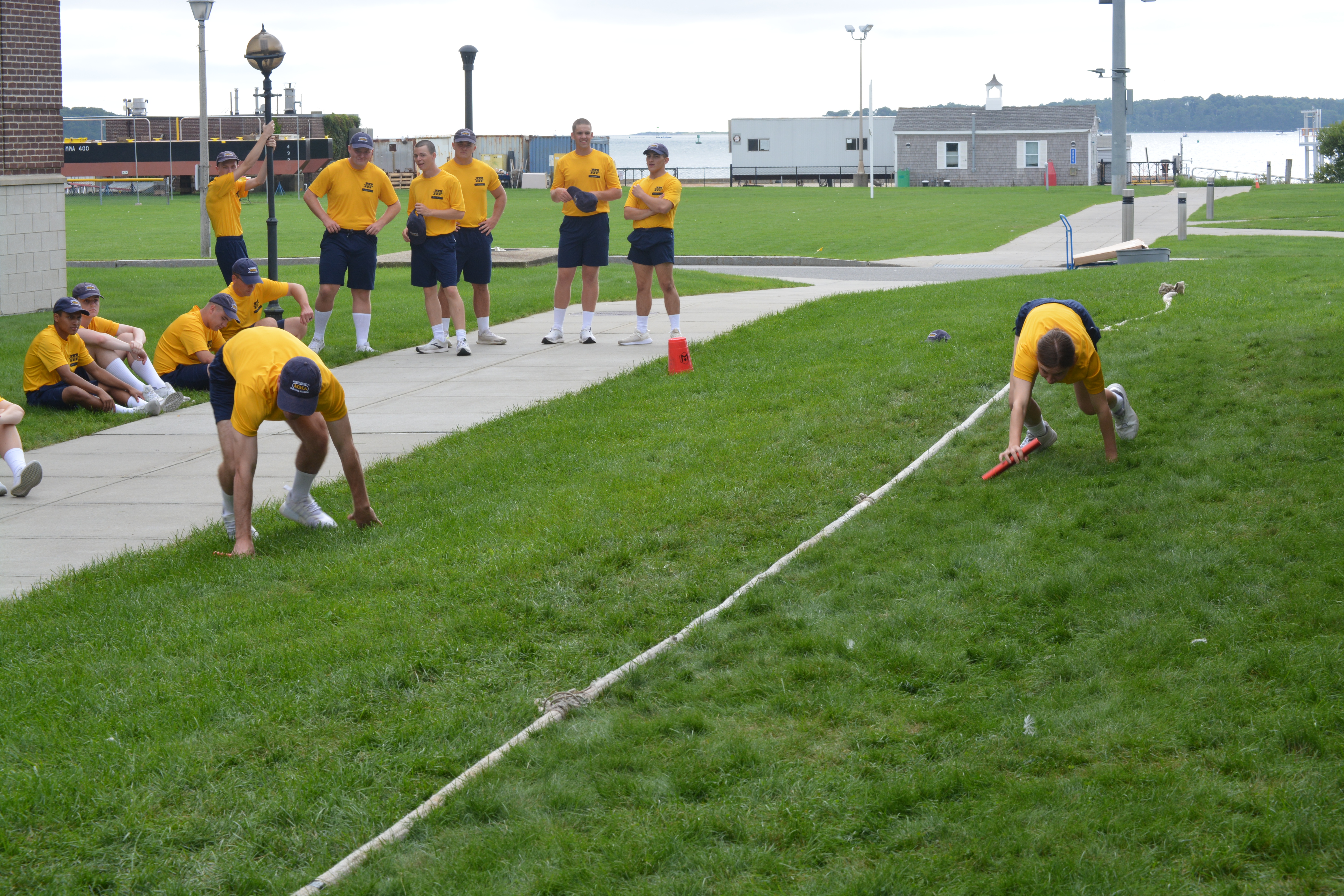 Teambuilding relay race