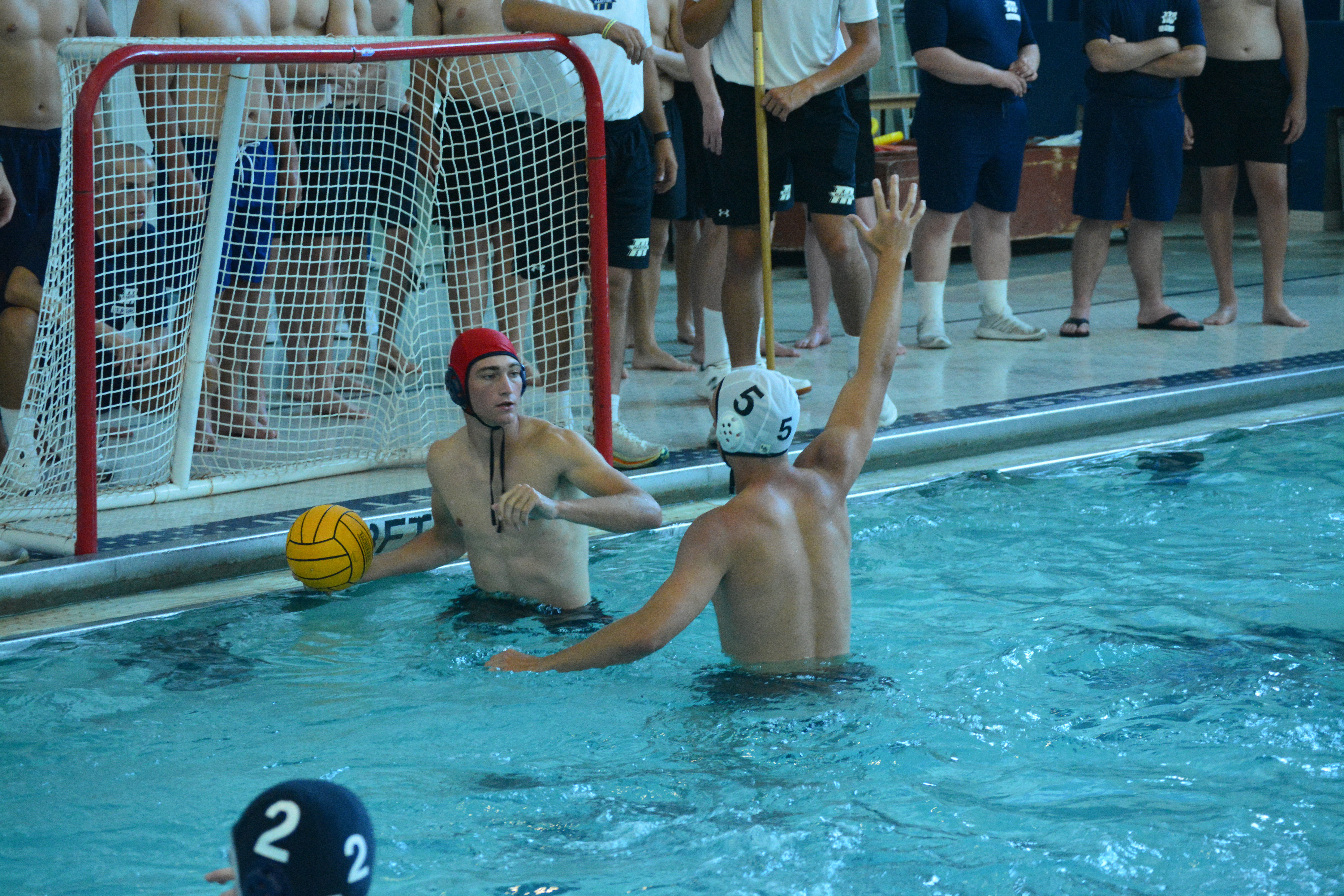 A heated match of water polo!