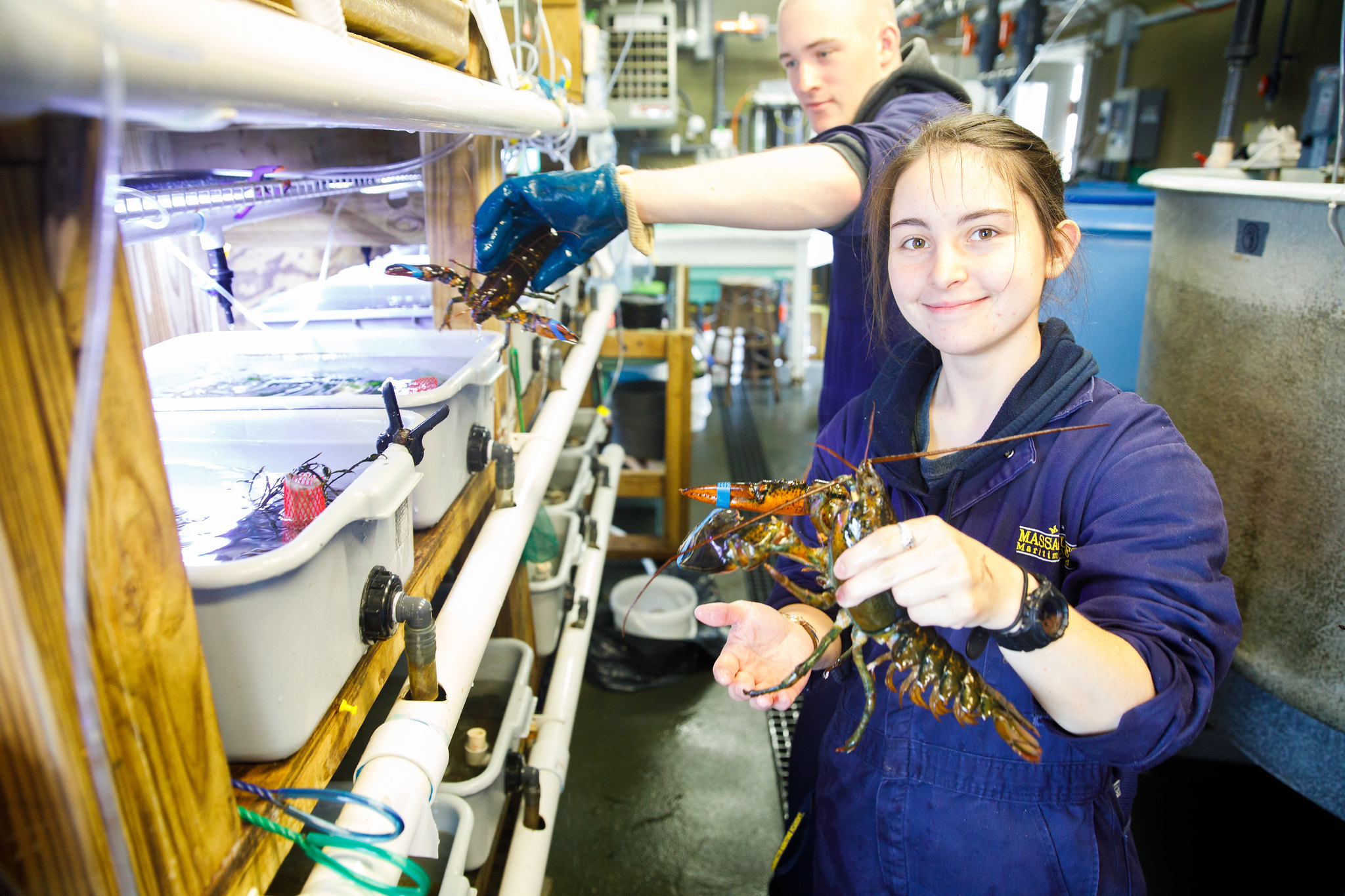 cadets with lobsters