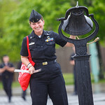 girl ringing bell