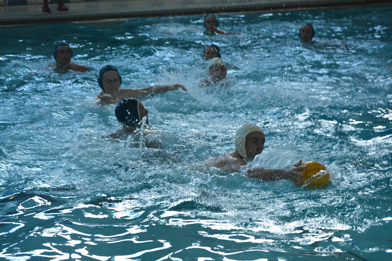 Photo of cadets playing water polo