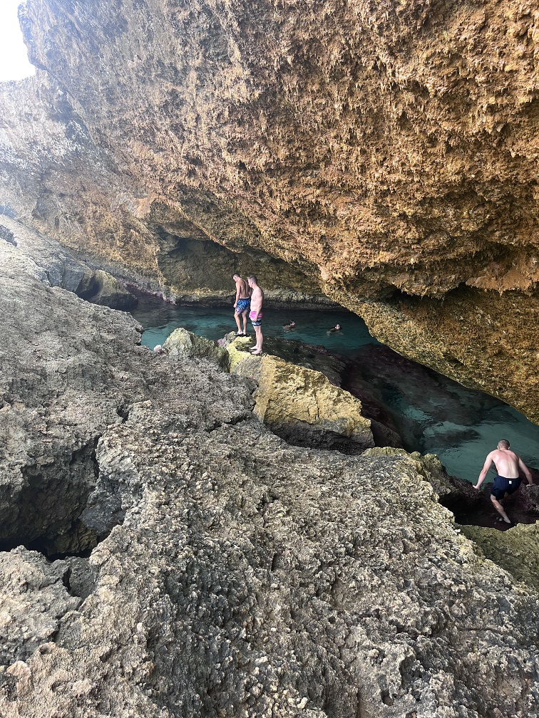 cadets cave snorkeling