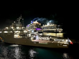 ships at night