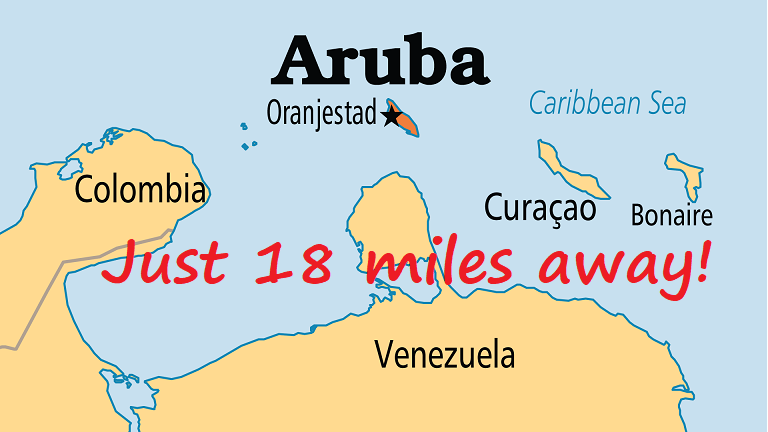 aruba map