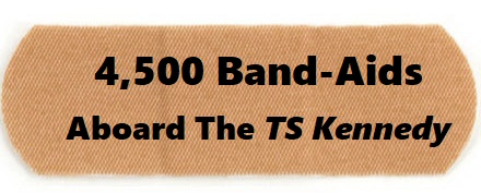 picture of Band-aid with "4,500" on it