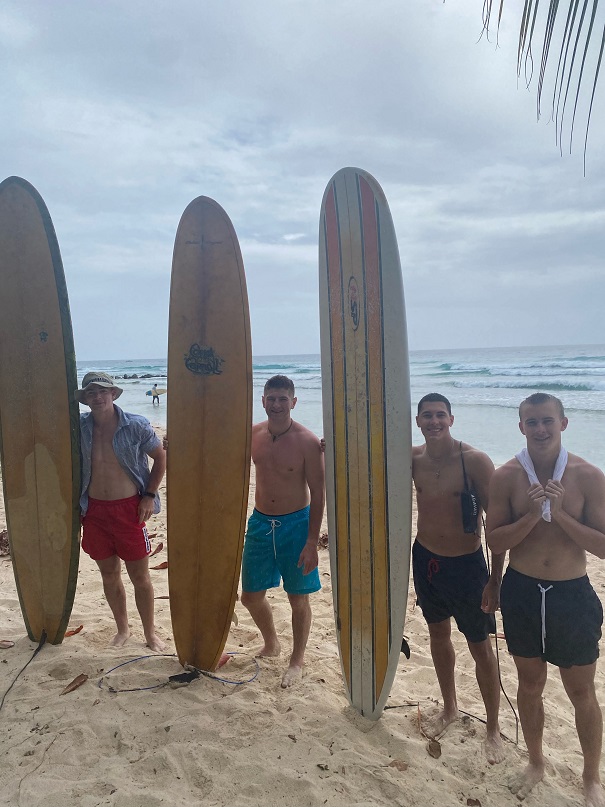surfboard and cadets