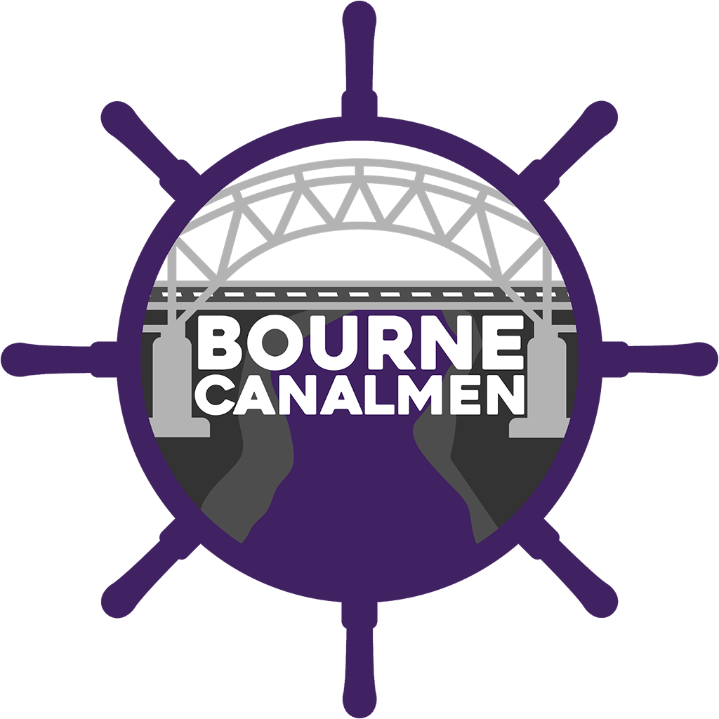 Bourne high school logo with bridge