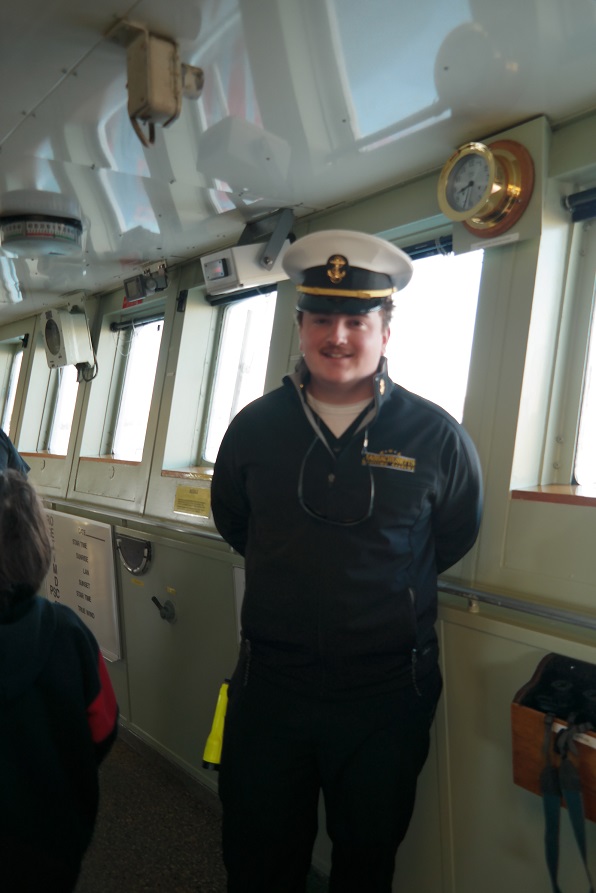 cadet on bridge