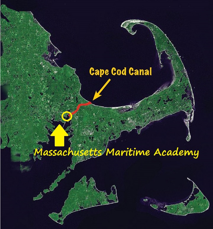cape cod canal map