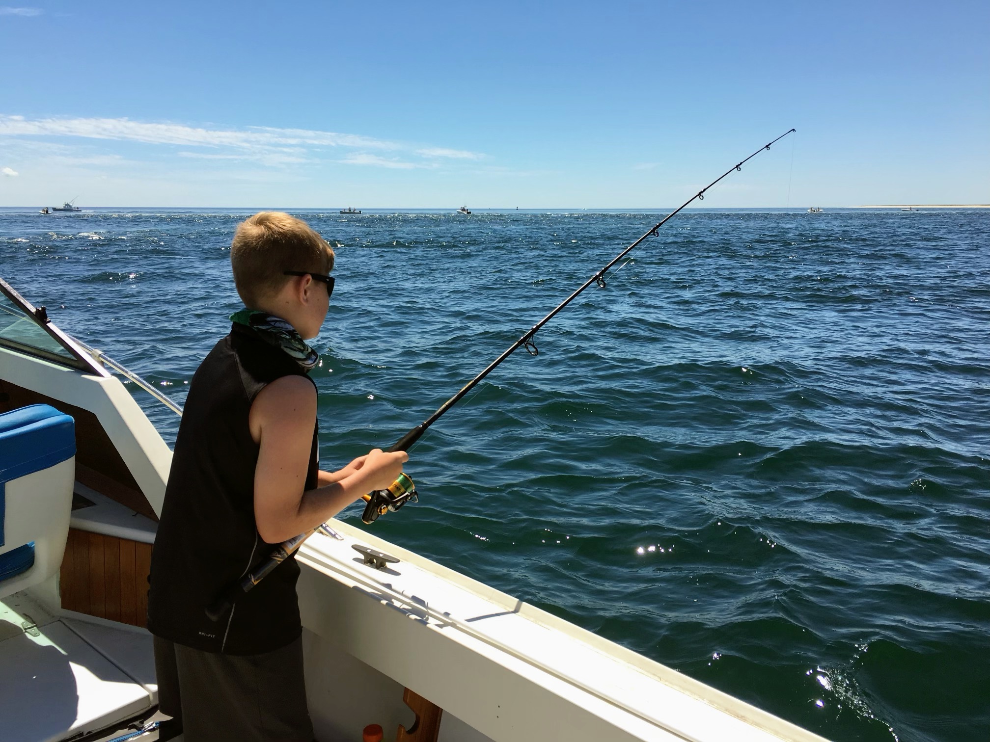 Chett holding a fish