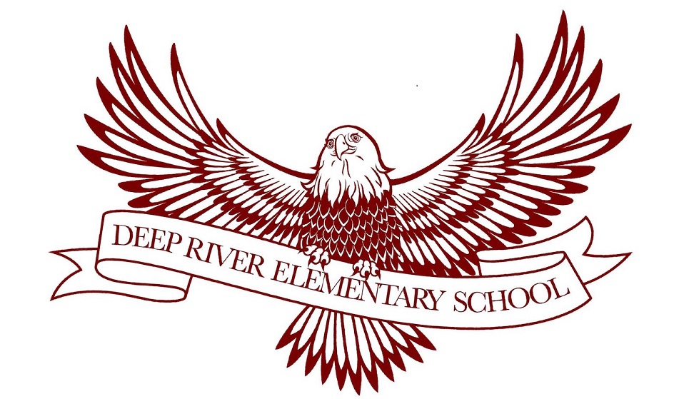 deep river school logo: eagle