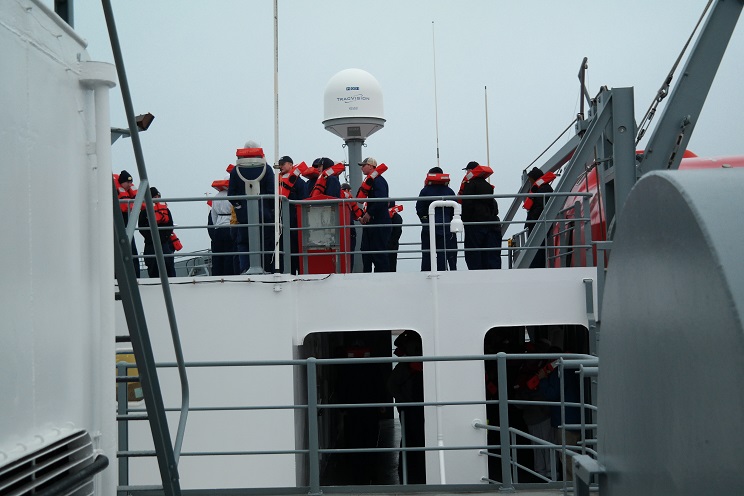 cadets at lifeboats 