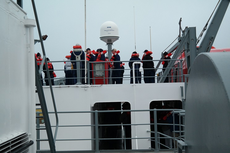 cadets at lifeboats