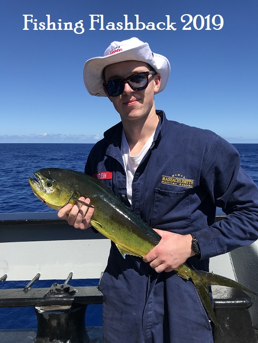 cadet holding fish