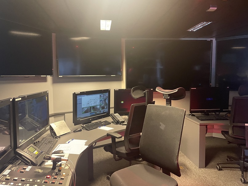 command center on cruise ship