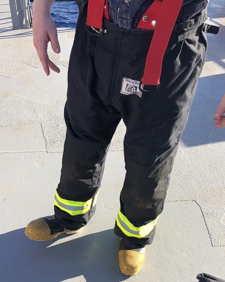 firefighting pants and boots