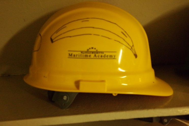 hardhat with banana