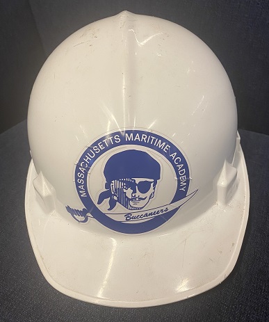 white hardhat with pirate