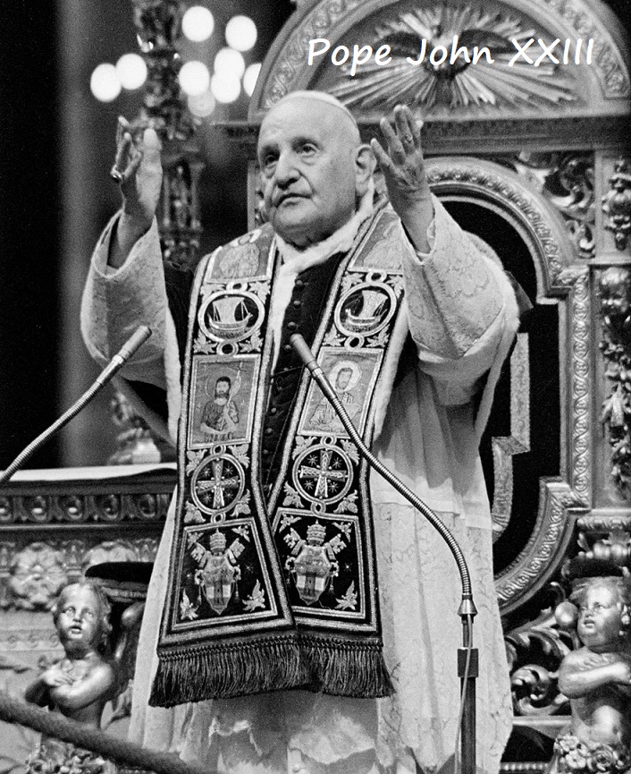 Pope in robes