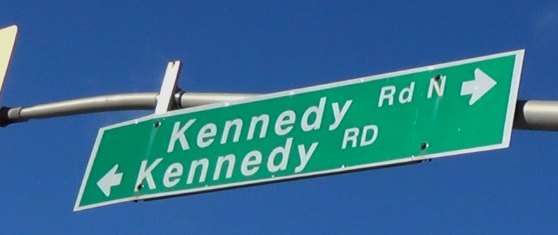 kennedy street sign