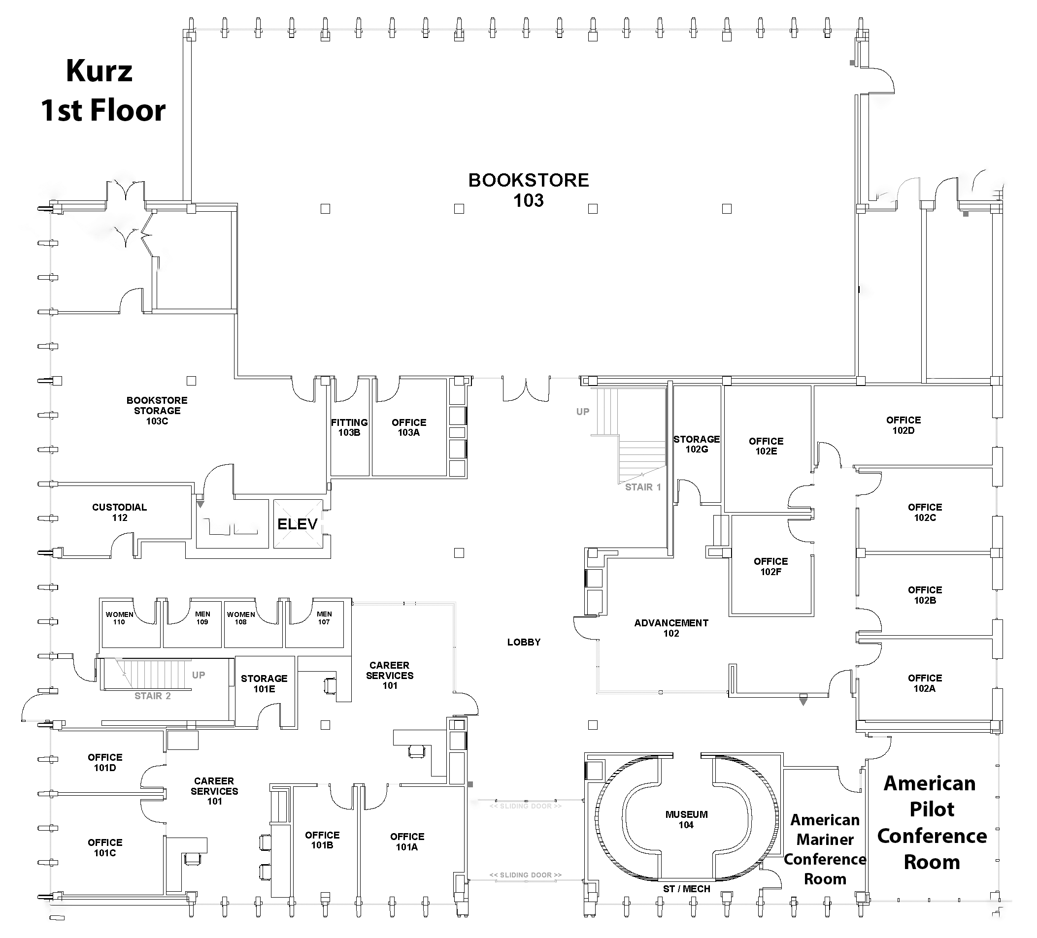 Kurz Hall First Floor