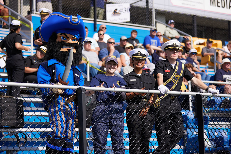 mascot with cadets
