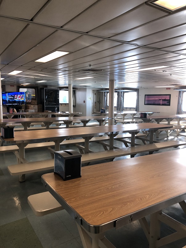 empty mess deck