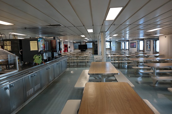 empty mess deck