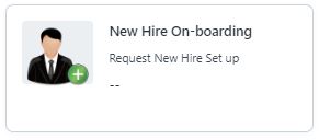 New employee ticket icon