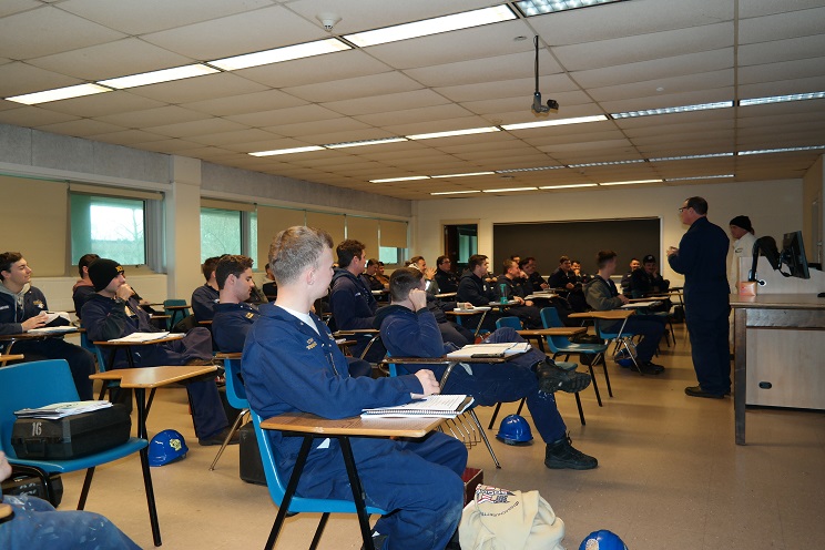 cadets in classroom