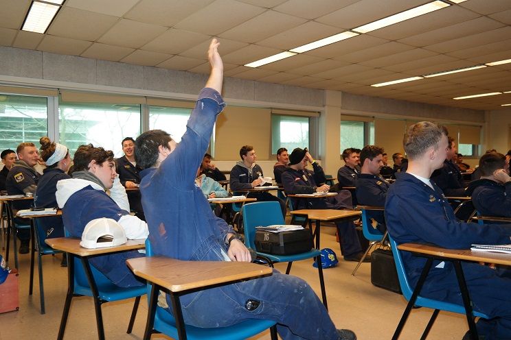 cadets in classroom