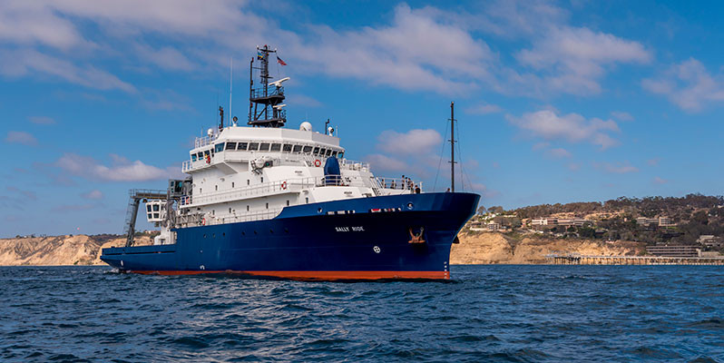 sally ride ship near shore