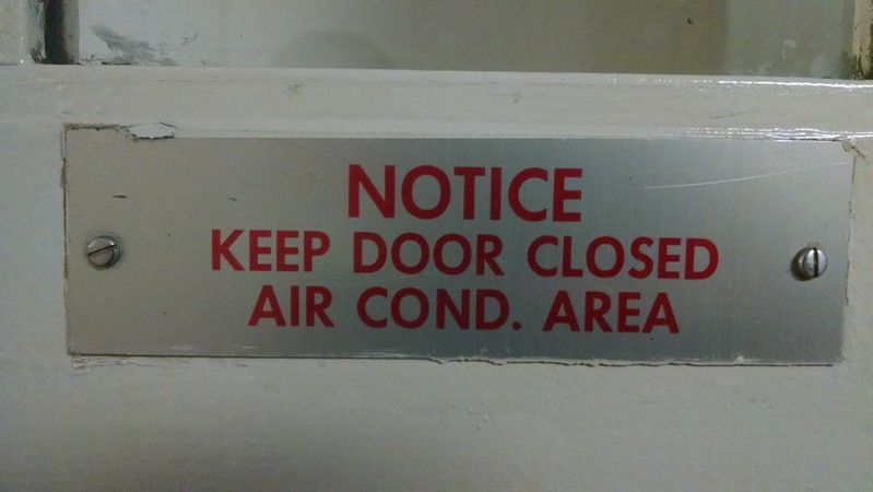 air conditioning sign