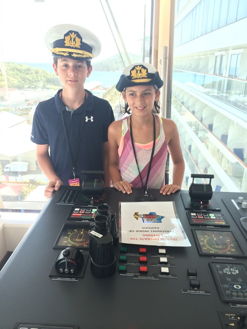 young Thomas and his sister in sailor hats