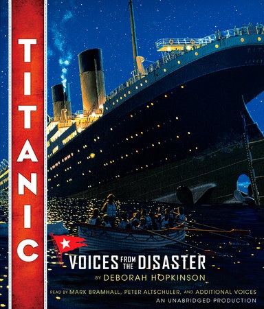 book cover about titanic