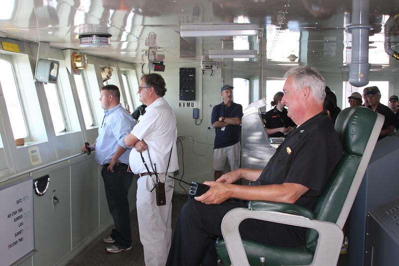 tom bushy in captain chair