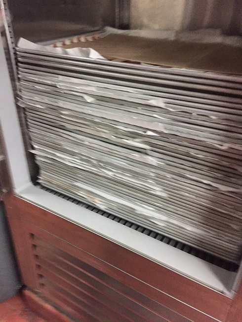 bacon in refrigerator