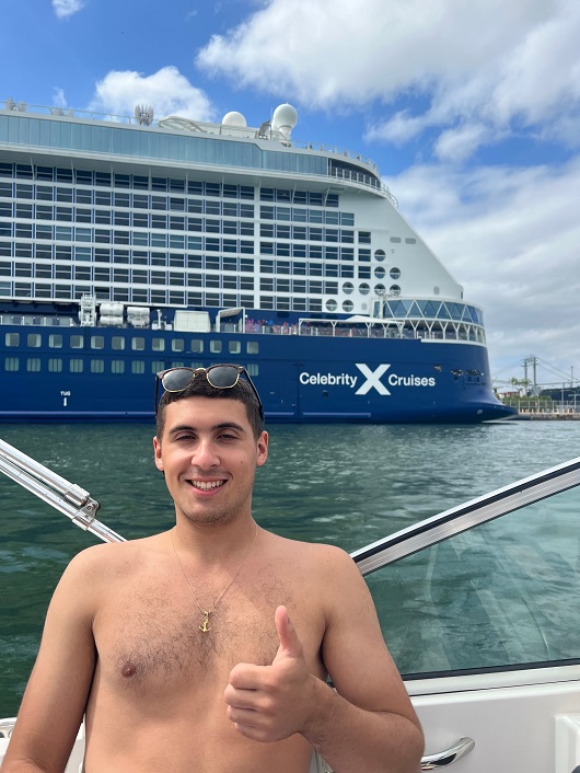 cadet by cruise ship