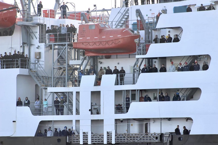 cadets on ship