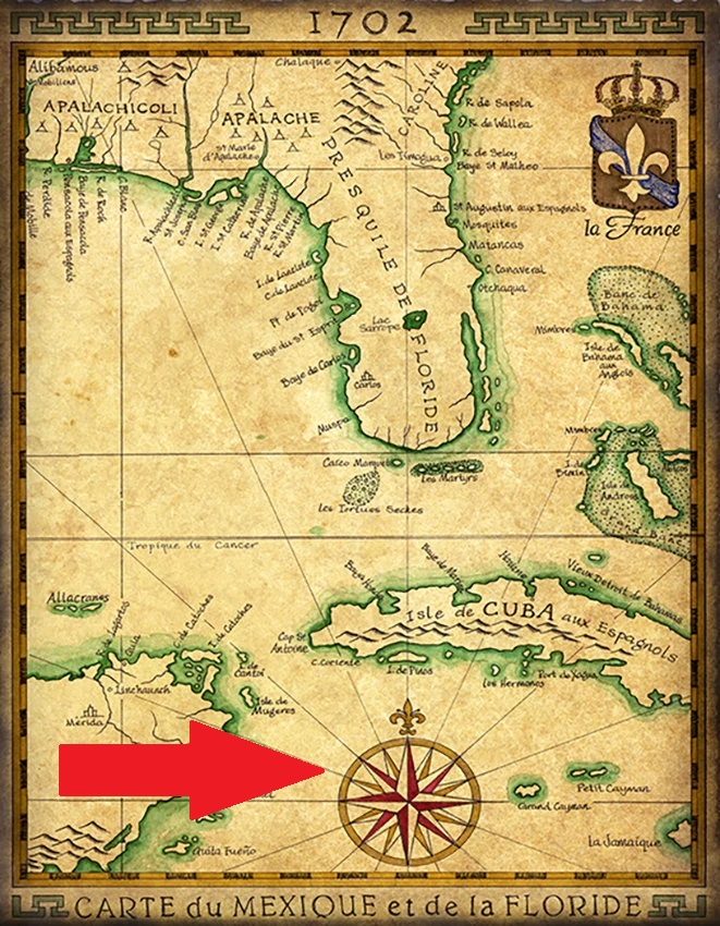 antique nautical chart