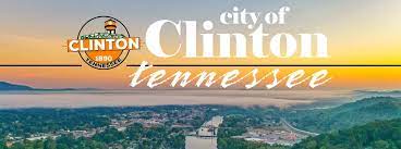 city sign for Clinton, TN