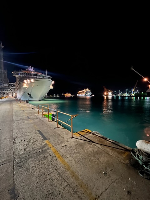 dock at night