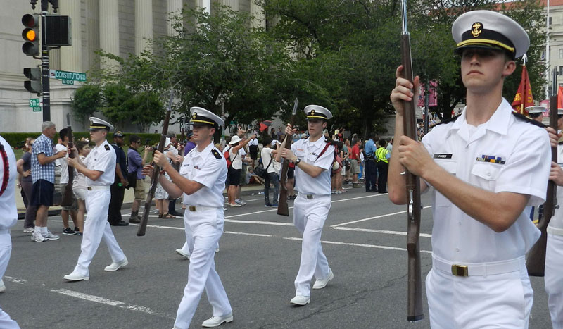 drill team marching