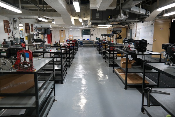empty engine lab