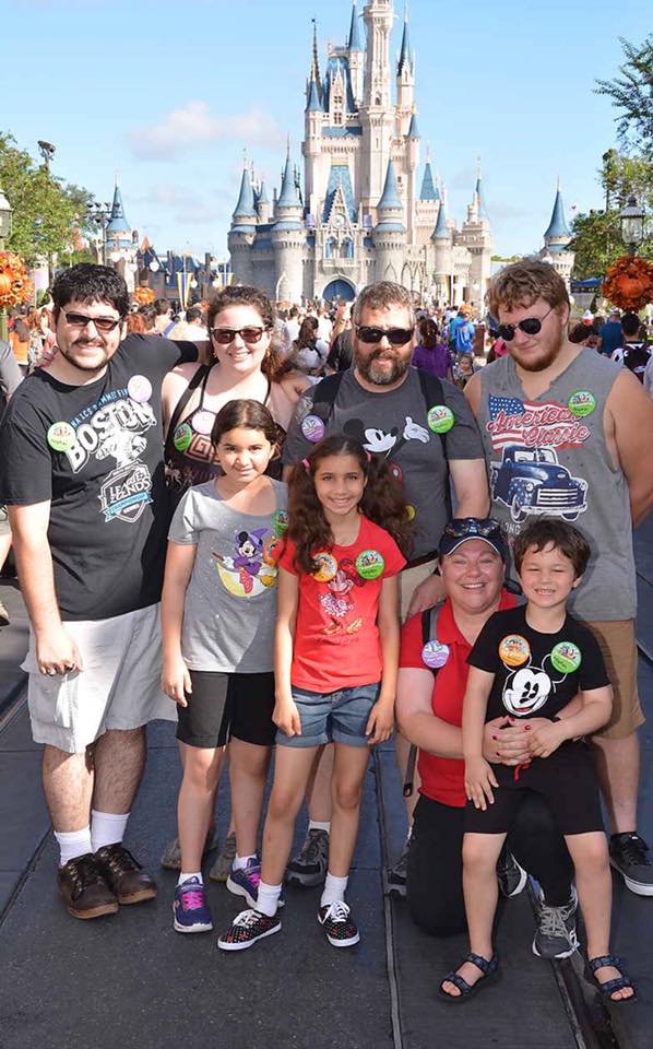 family at disney world