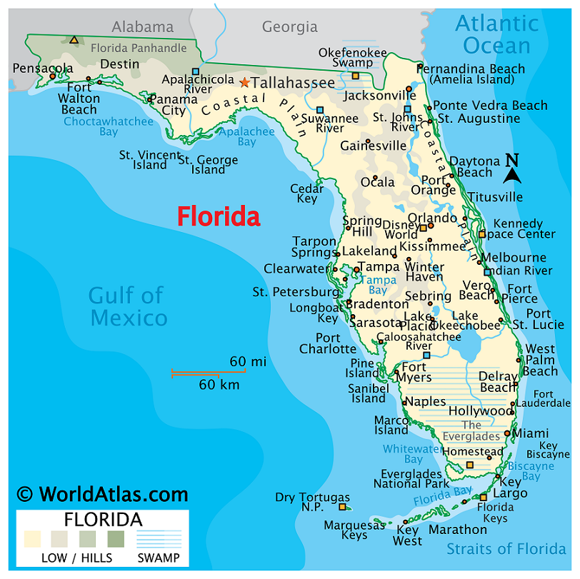 map of florida