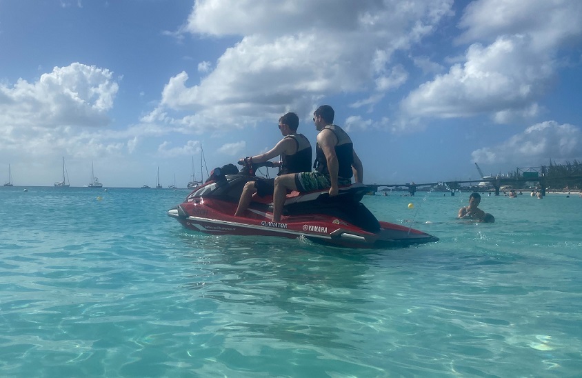 cadets on jetski