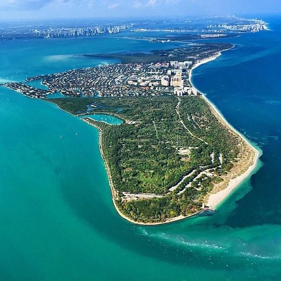 key biscayne from air